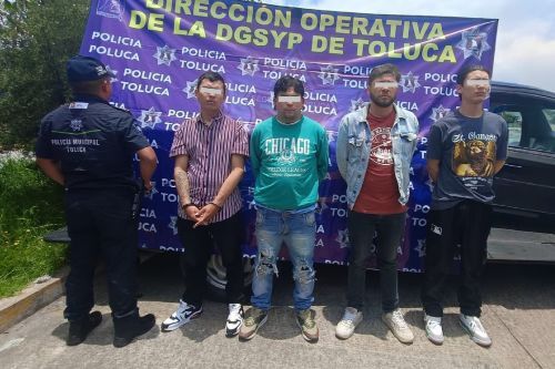 Desmantela Policía de Toluca  célula colombiana de extorsión  “gota a gota”